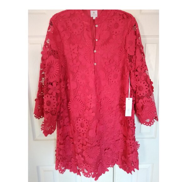 NWT! J.Marie Dress ONLY $59! Retail $168! Seraphina Floral 3D Lace Sz S - Picture 2 of 9